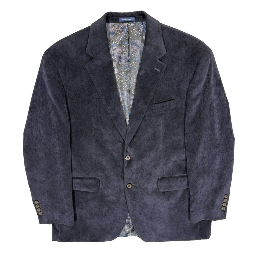 Ralph Lauren Blazer Corduroy Sport Coat Blue 40S
